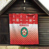 Morocco Football Quilt 1994 Retro Red Version - Wonder Print Shop