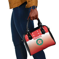 Morocco Football Shoulder Handbag 1994 Retro Red Version - Wonder Print Shop