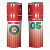 Custom Morocco Football Skinny Tumbler 1994 Retro Red Version - Wonder Print Shop