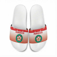 Morocco Football Slide Sandals 1994 Retro Red Version - Wonder Print Shop