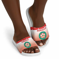 Morocco Football Slide Sandals 1994 Retro Red Version - Wonder Print Shop