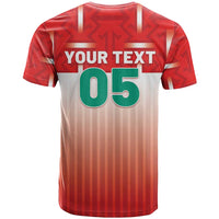 Custom Morocco Football T shirt 1994 Retro Red Version LT05