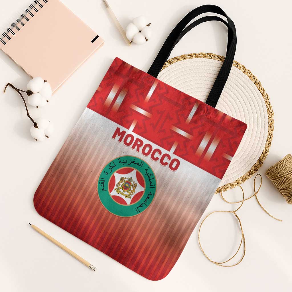 Morocco Football Tote Bag 1994 Retro Red Version - Wonder Print Shop