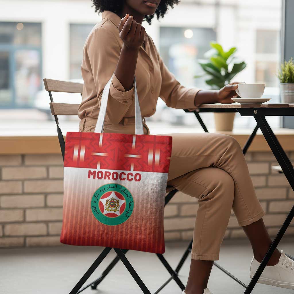 Morocco Football Tote Bag 1994 Retro Red Version - Wonder Print Shop