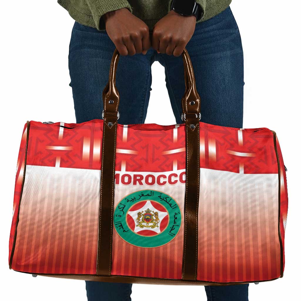 Morocco Football Travel Bag 1994 Retro Red Version - Wonder Print Shop