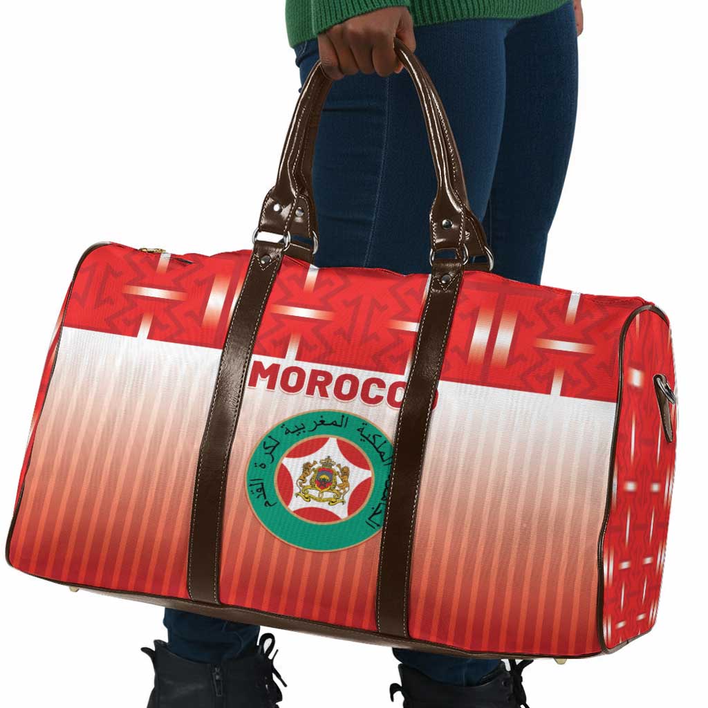 Morocco Football Travel Bag 1994 Retro Red Version - Wonder Print Shop