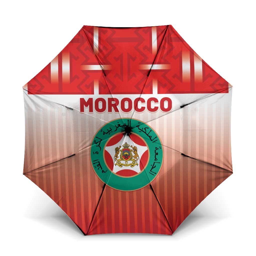 Morocco Football Umbrella 1994 Retro Red Version - Wonder Print Shop