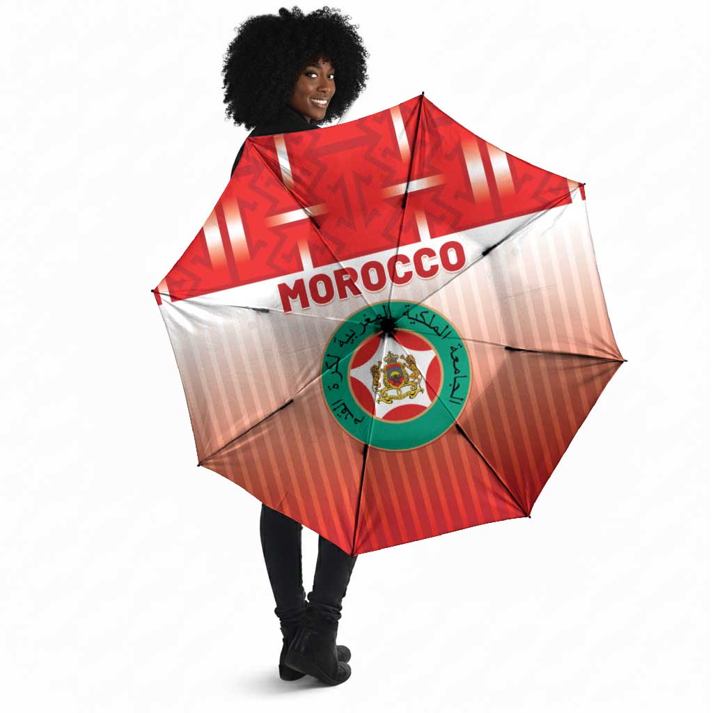 Morocco Football Umbrella 1994 Retro Red Version - Wonder Print Shop