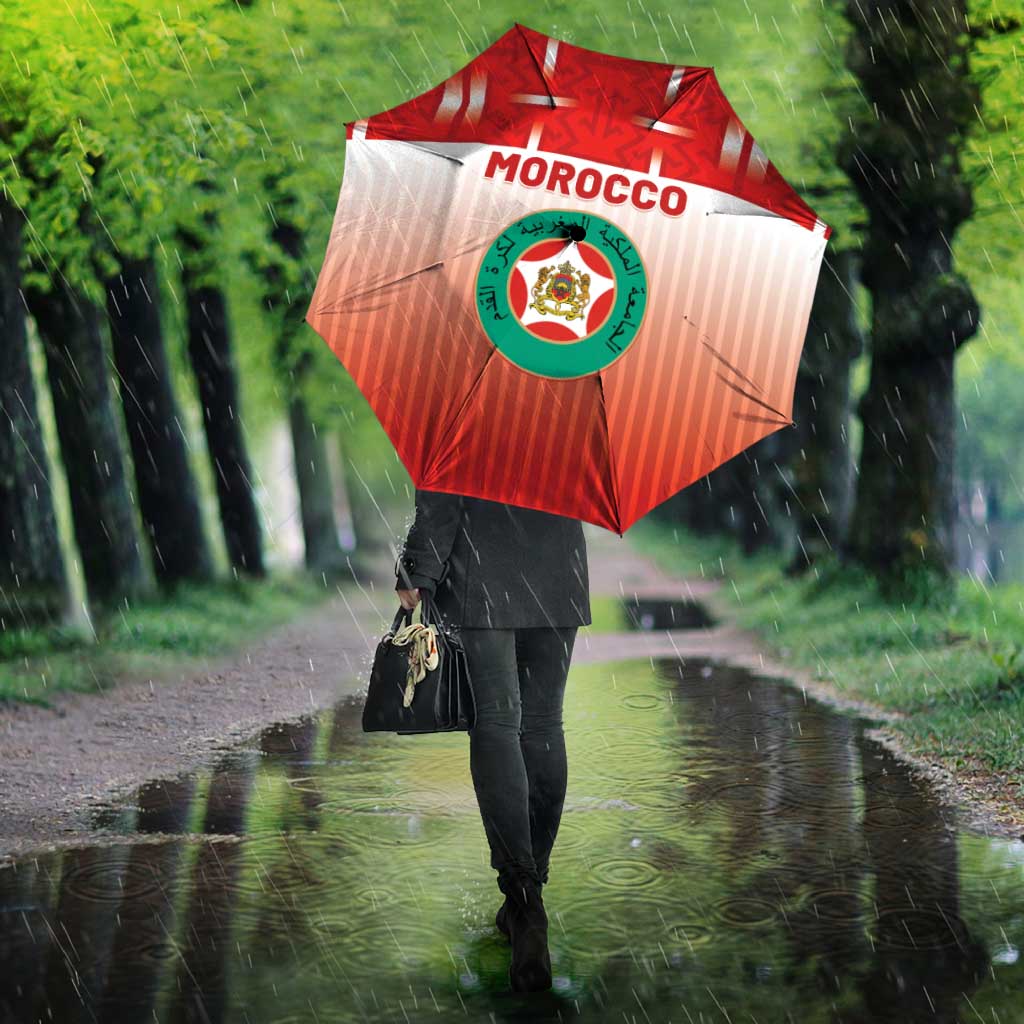 Morocco Football Umbrella 1994 Retro Red Version - Wonder Print Shop