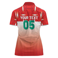 Custom Morocco Football Women Polo Shirt 1994 Retro Red Version LT05