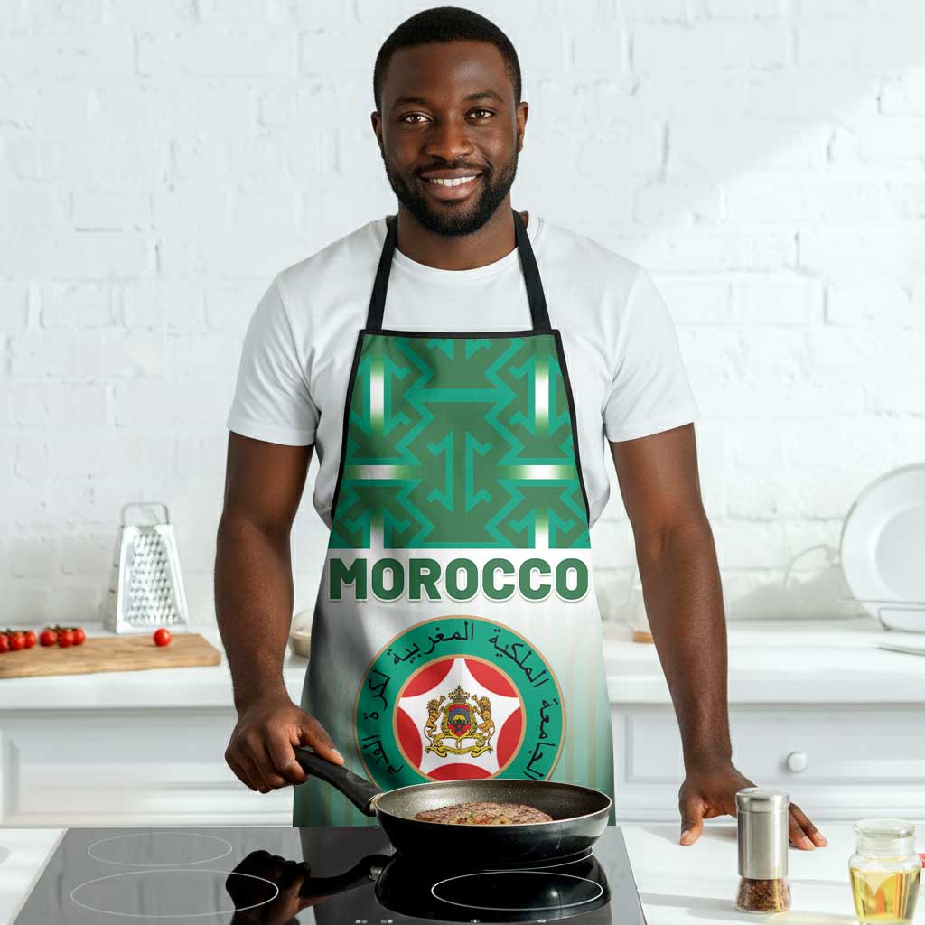 Morocco Football Apron 1994 Retro Green Version - Wonder Print Shop