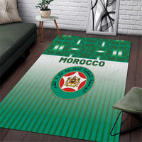 Morocco Football Area Rug 1994 Retro Green Version - Wonder Print Shop