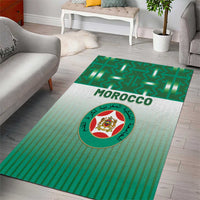 Morocco Football Area Rug 1994 Retro Green Version - Wonder Print Shop