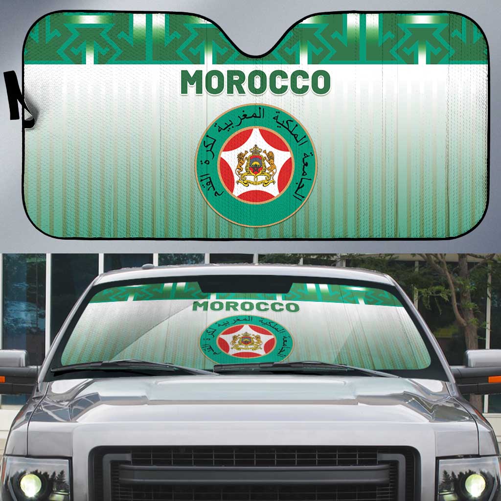 Morocco Football Auto Sun Shade 1994 Retro Green Version - Wonder Print Shop