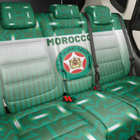 Morocco Football Back Car Seat Cover 1994 Retro Green Version - Wonder Print Shop