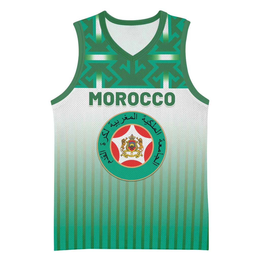 Custom Morocco Football Basketball Jersey 1994 Retro Green Version - Wonder Print Shop