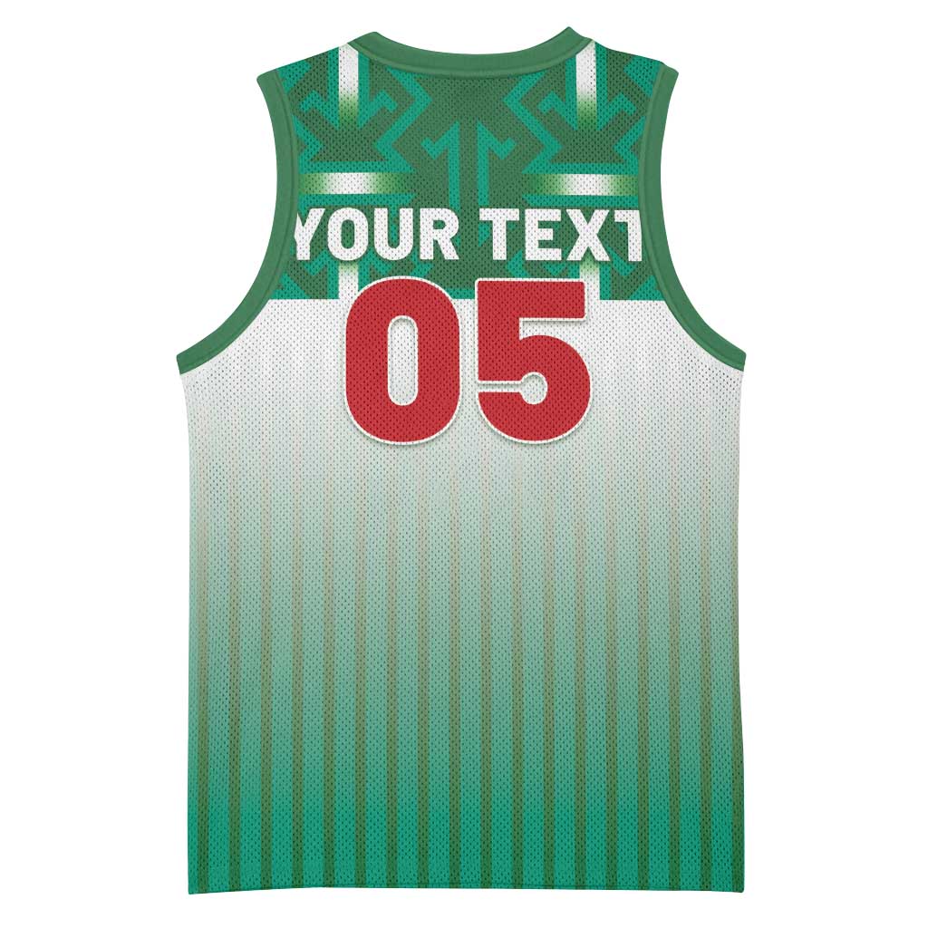 Custom Morocco Football Basketball Jersey 1994 Retro Green Version - Wonder Print Shop