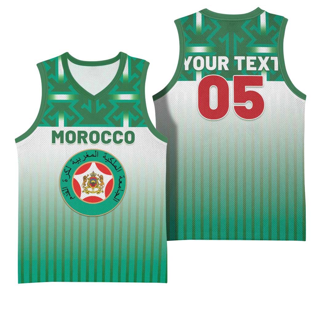 Custom Morocco Football Basketball Jersey 1994 Retro Green Version - Wonder Print Shop