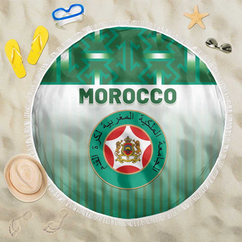 Morocco Football Beach Blanket 1994 Retro Green Version - Wonder Print Shop