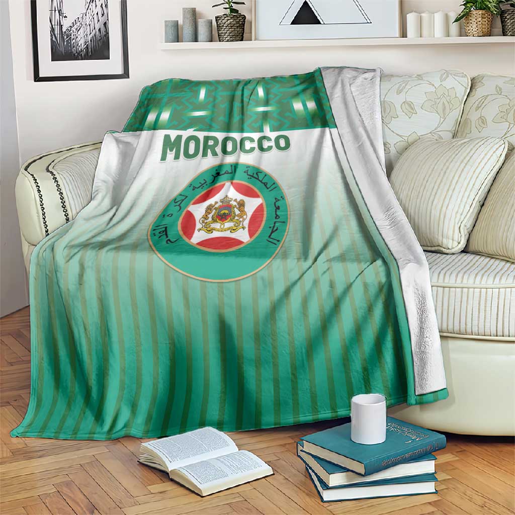 Morocco Football Blanket 1994 Retro Green Version - Wonder Print Shop