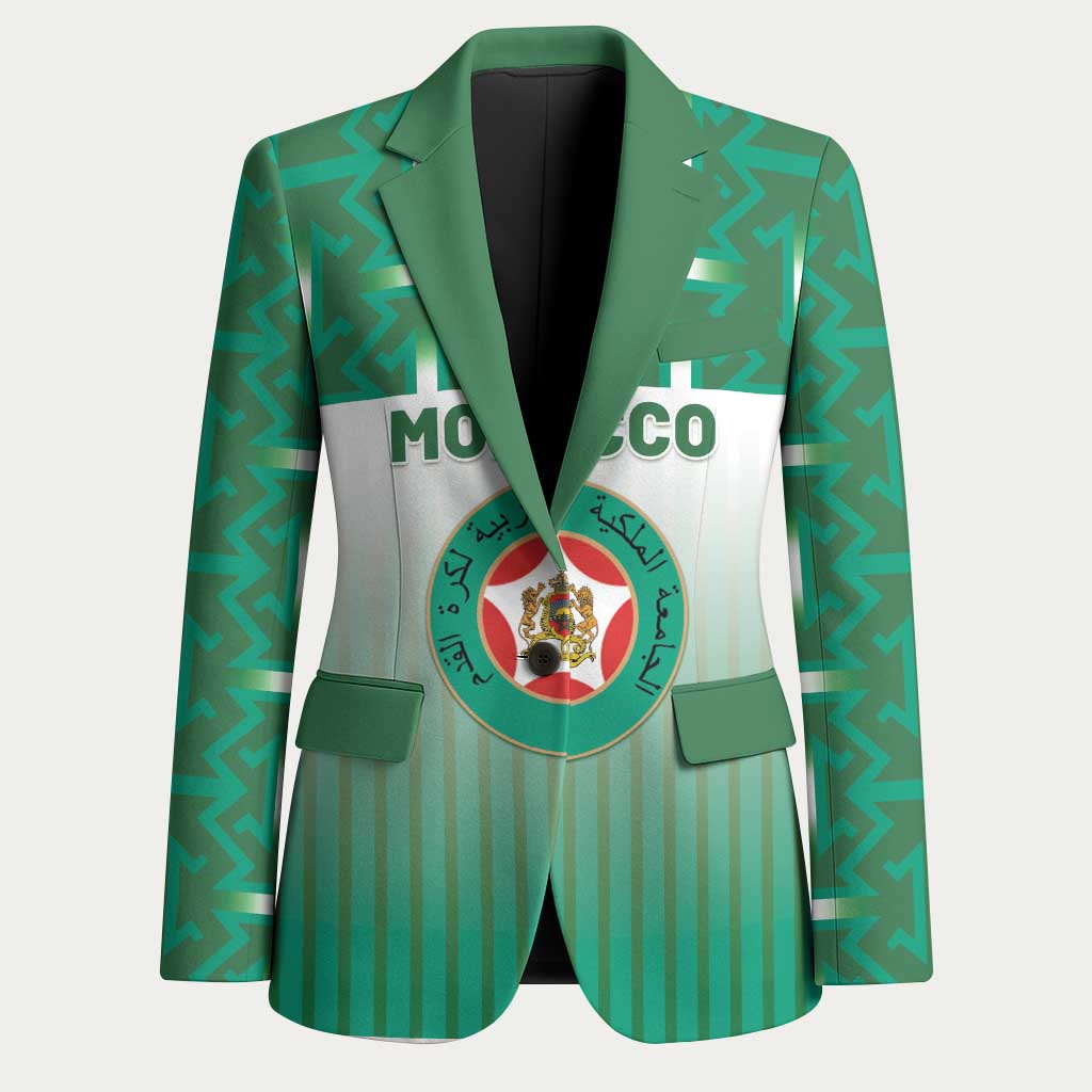 Custom Morocco Football Blazer 1994 Retro Green Version - Wonder Print Shop