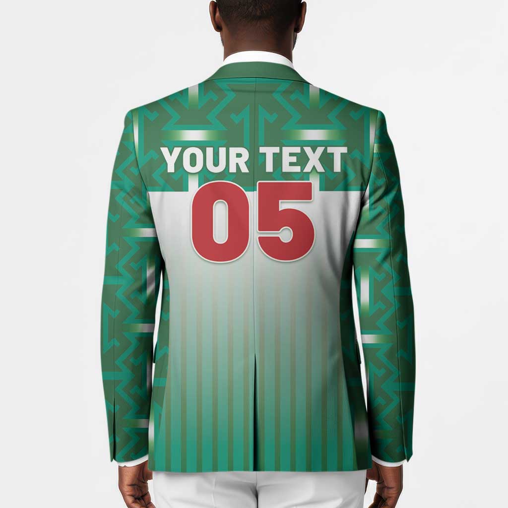 Custom Morocco Football Blazer 1994 Retro Green Version - Wonder Print Shop
