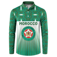 Custom Morocco Football Button Sweatshirt 1994 Retro Green Version