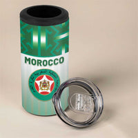 Custom Morocco Football 4 in 1 Can Cooler Tumbler 1994 Retro Green Version - Wonder Print Shop