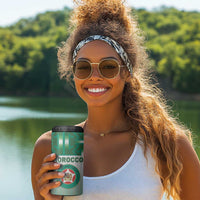 Custom Morocco Football 4 in 1 Can Cooler Tumbler 1994 Retro Green Version - Wonder Print Shop