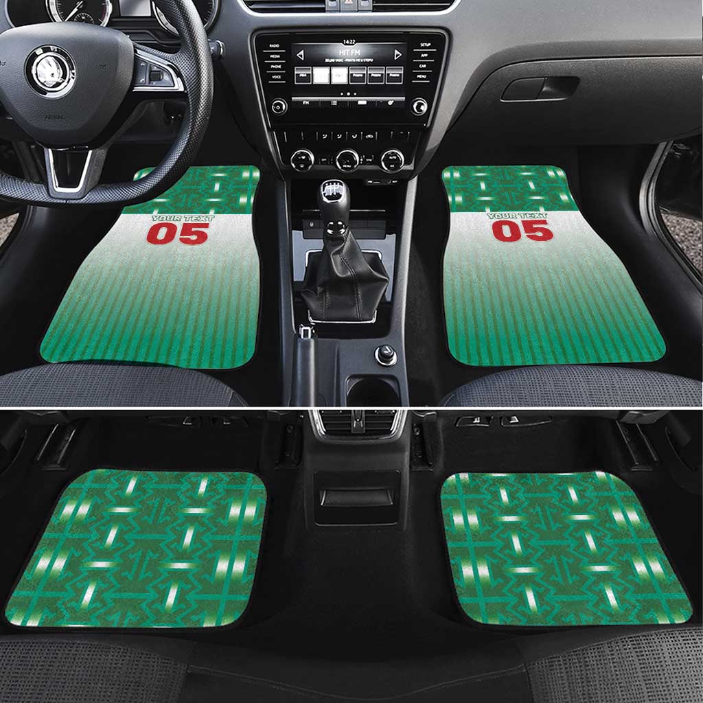 Custom Morocco Football Car Mats 1994 Retro Green Version - Wonder Print Shop