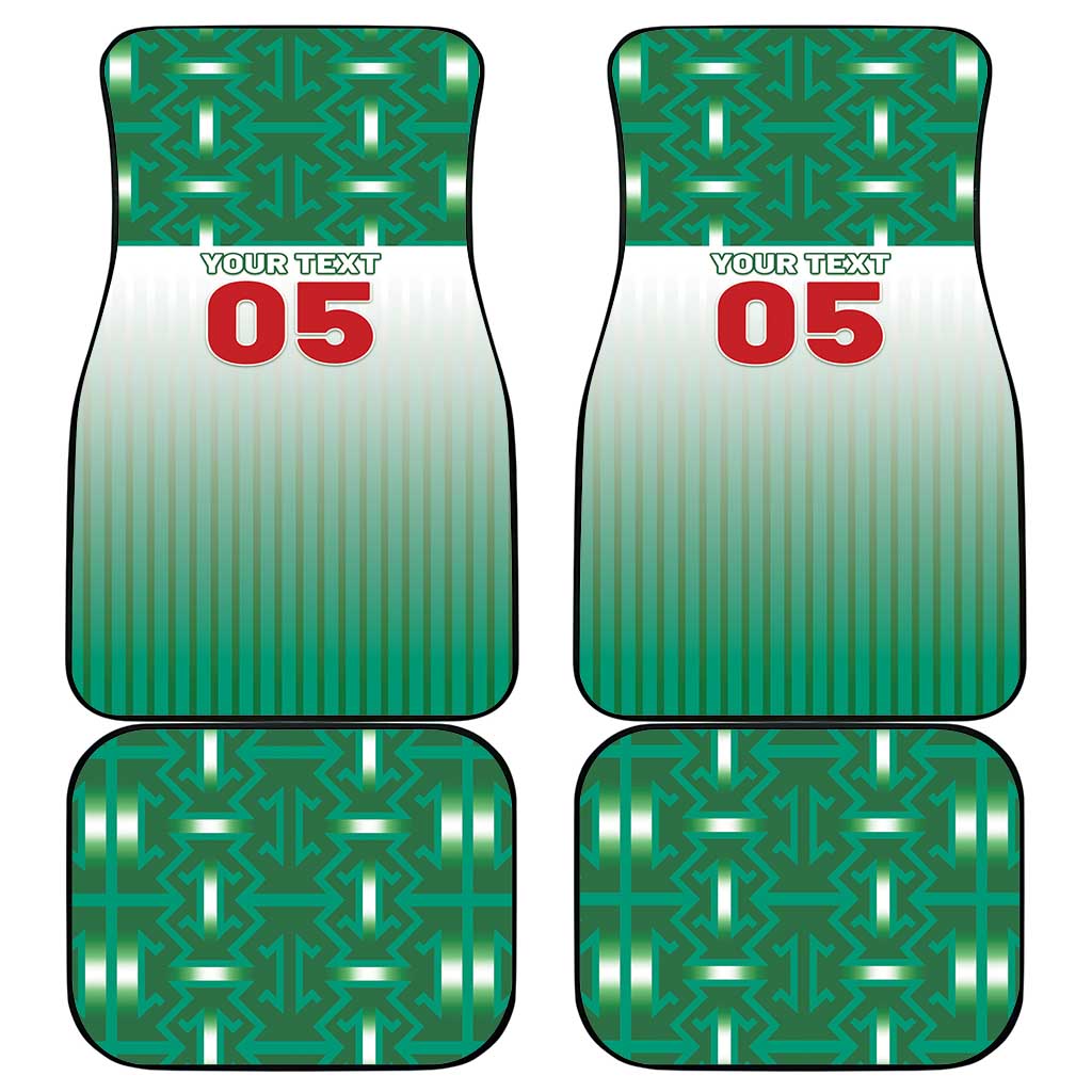 Custom Morocco Football Car Mats 1994 Retro Green Version - Wonder Print Shop