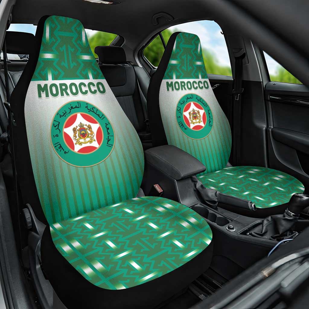 Morocco Football Car Seat Cover 1994 Retro Green Version - Wonder Print Shop