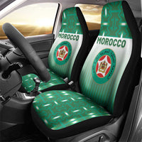 Morocco Football Car Seat Cover 1994 Retro Green Version - Wonder Print Shop