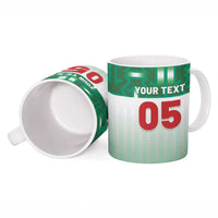 Custom Morocco Football Ceramic Mug 1994 Retro Green Version - Wonder Print Shop
