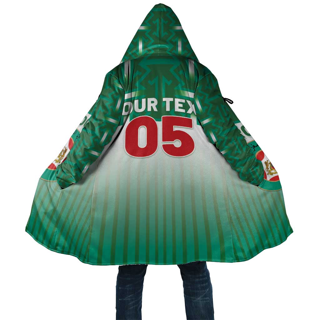 Custom Morocco Football Cloak 1994 Retro Green Version - Wonder Print Shop