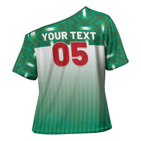 Custom Morocco Football Cross Shoulder Shirt 1994 Retro Green Version - Wonder Print Shop