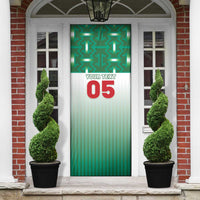 Custom Morocco Football Door Cover 1994 Retro Green Version - Wonder Print Shop