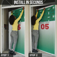 Custom Morocco Football Door Cover 1994 Retro Green Version - Wonder Print Shop