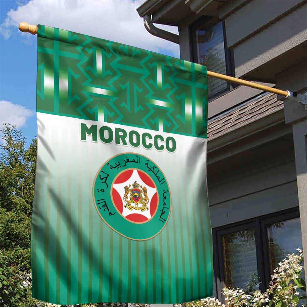 Morocco Football Garden Flag 1994 Retro Green Version - Wonder Print Shop