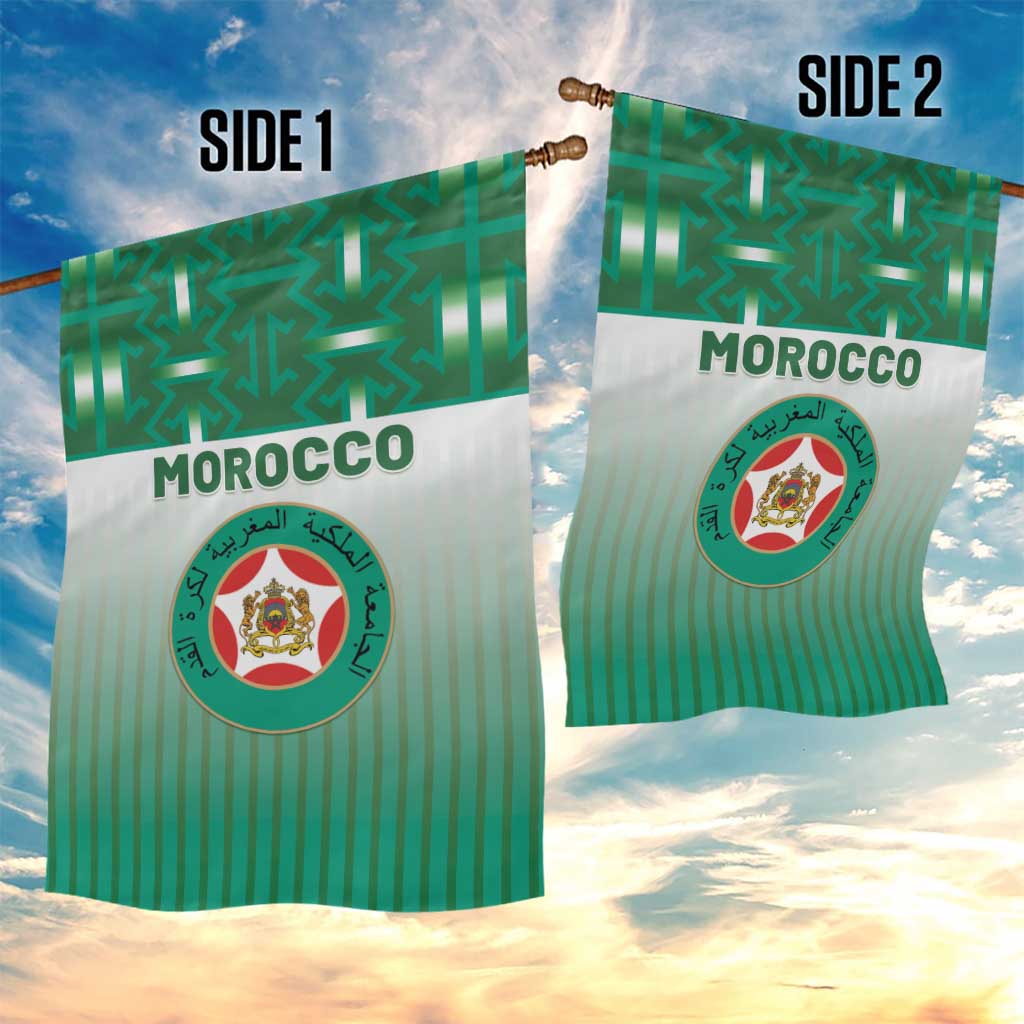 Morocco Football Garden Flag 1994 Retro Green Version - Wonder Print Shop