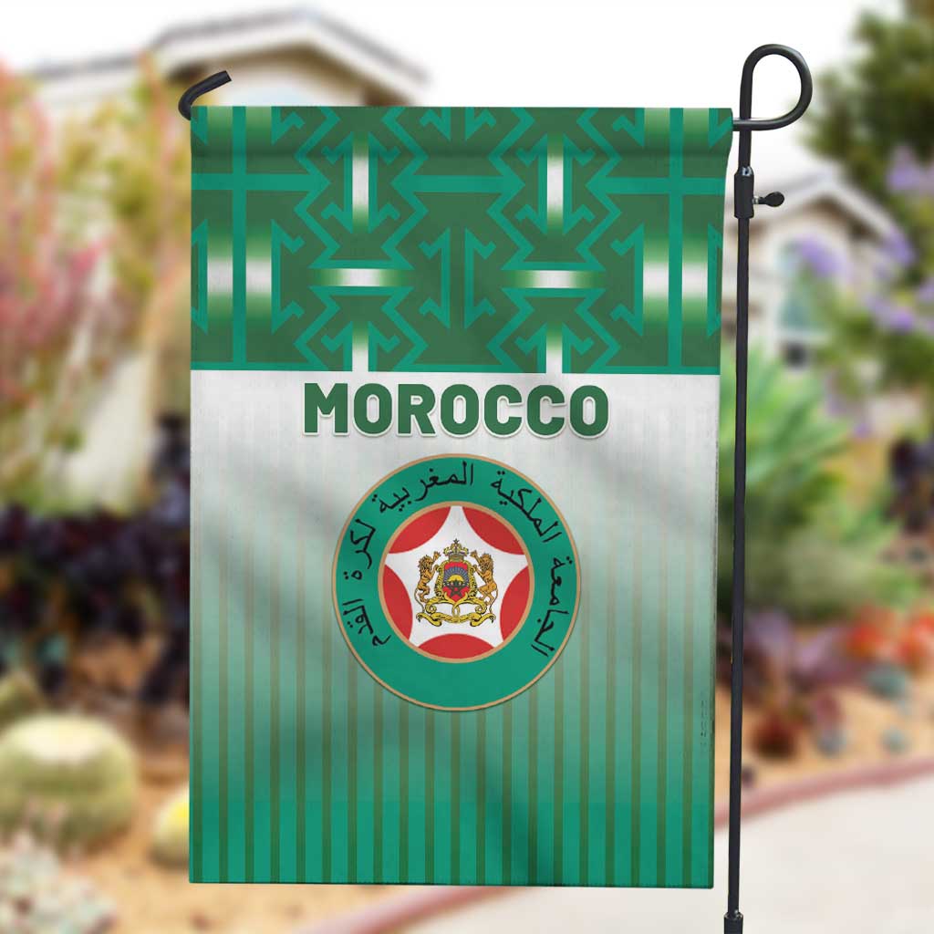 Morocco Football Garden Flag 1994 Retro Green Version - Wonder Print Shop