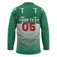 Custom Morocco Football Hockey Jersey 1994 Retro Green Version - Wonder Print Shop