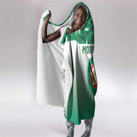 Morocco Football Hooded Blanket 1994 Retro Green Version - Wonder Print Shop