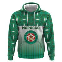 Custom Morocco Football Hoodie 1994 Retro Green Version - Wonder Print Shop