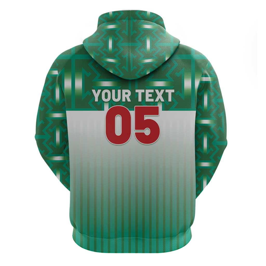 Custom Morocco Football Hoodie 1994 Retro Green Version - Wonder Print Shop
