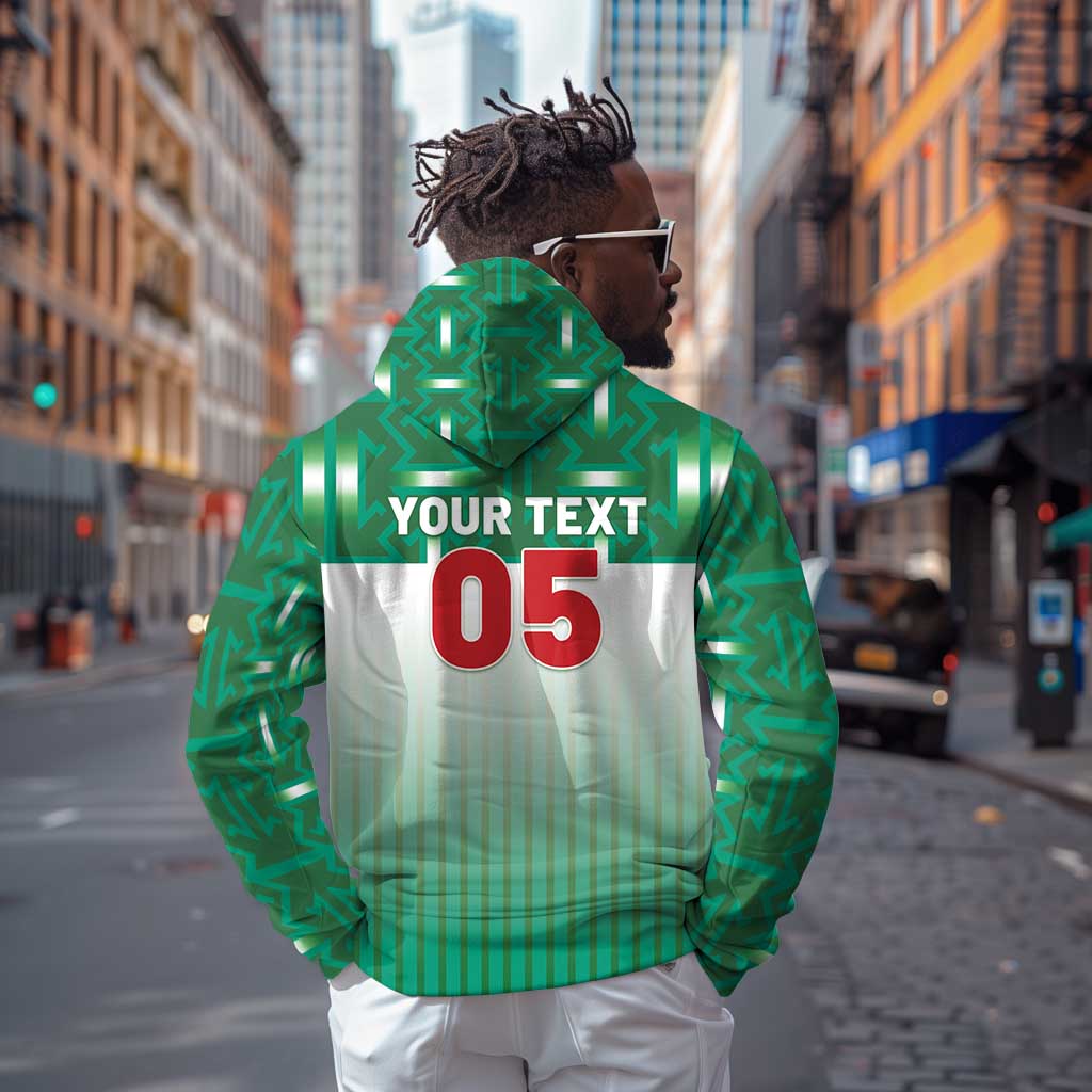 Custom Morocco Football Hoodie 1994 Retro Green Version - Wonder Print Shop