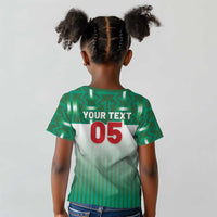 Custom Morocco Football Kid T shirt 1994 Retro Green Version LT05
