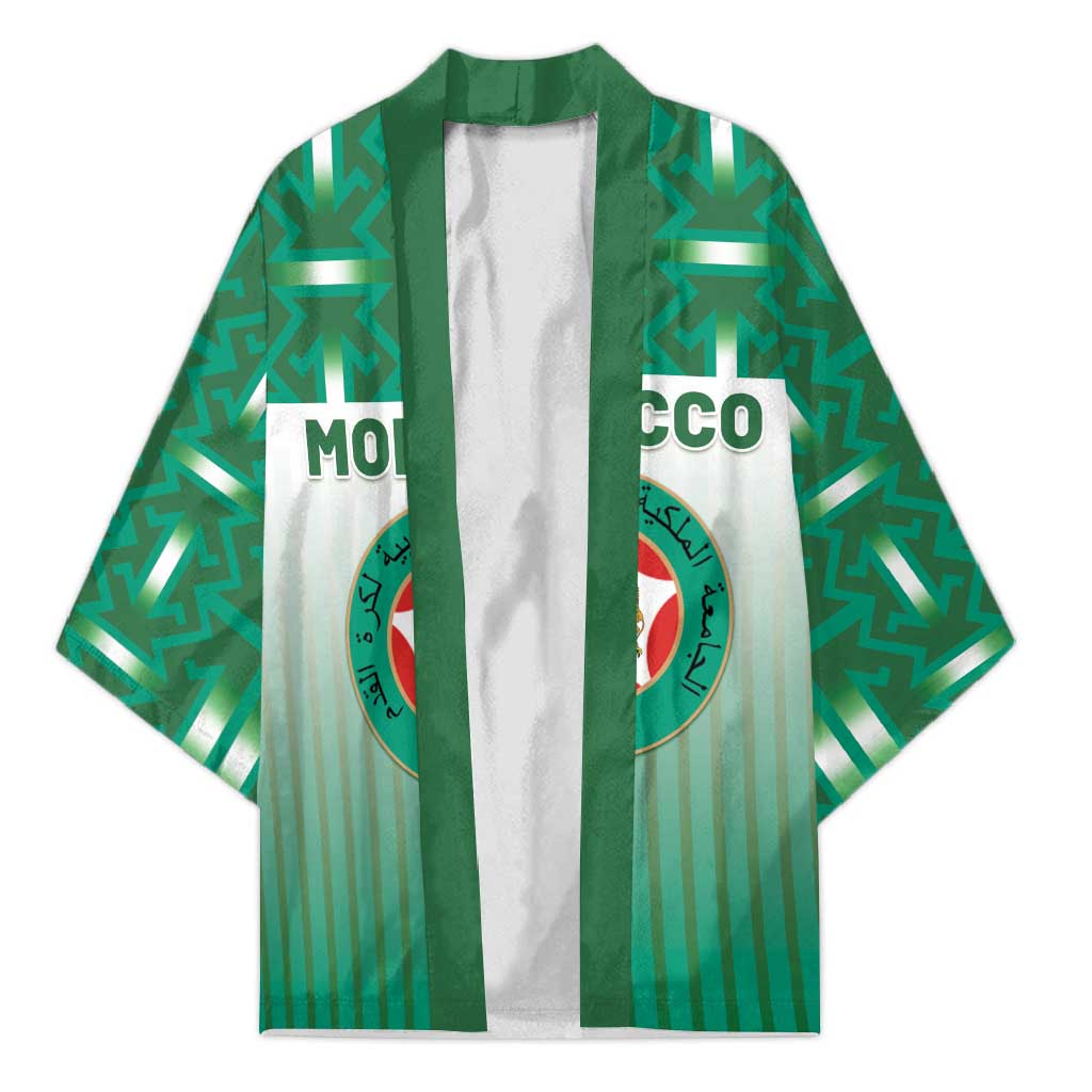 Custom Morocco Football Kimono 1994 Retro Green Version - Wonder Print Shop