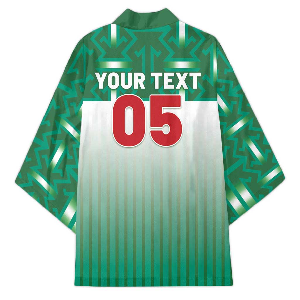 Custom Morocco Football Kimono 1994 Retro Green Version - Wonder Print Shop