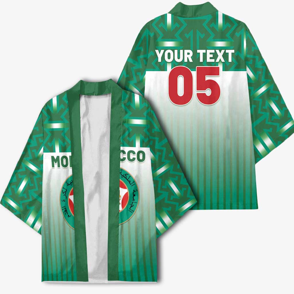 Custom Morocco Football Kimono 1994 Retro Green Version - Wonder Print Shop